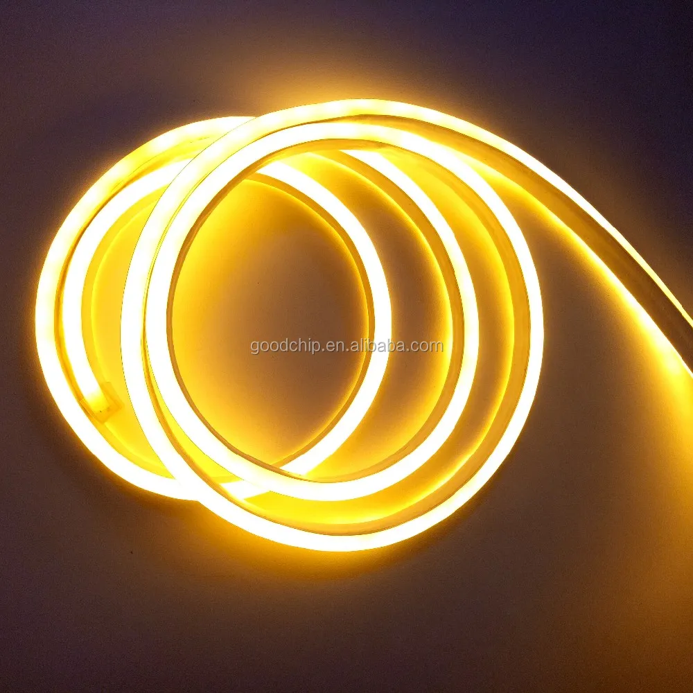 PVC Lamp Body Material and LED Light Source white warm white 8x16 smd 2835 flexible led neon light 220V