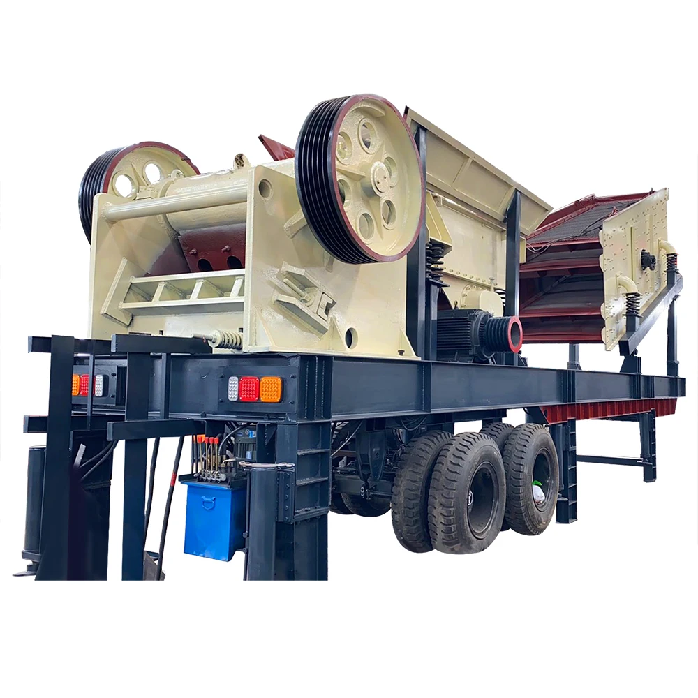 Hot Selling Mining Moving Rock Crushing Plant Mobile Stone Crusher 30tph