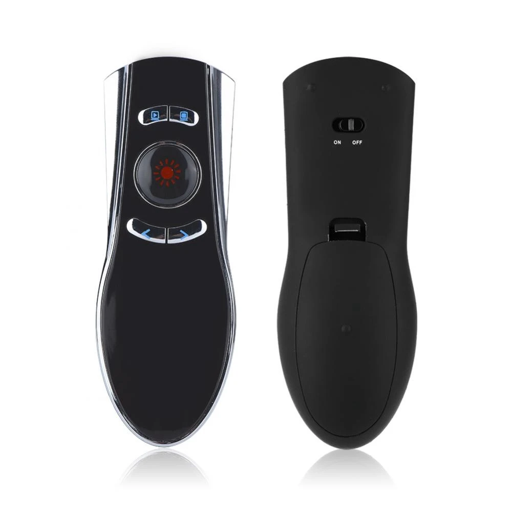 Оптовая продажа, 2,4 ГГц, USB беспроводной длинный лазерный Презентер с красными лазерными указками, ручка с дистанционным управлением, презентация PowerPoint PPT для офиса