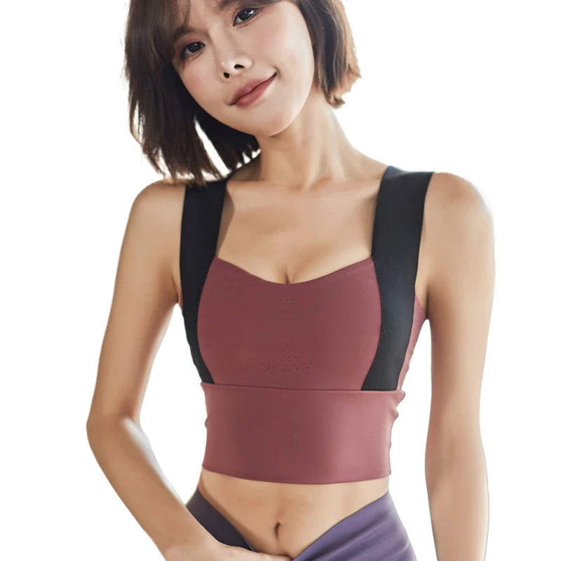 High Quality Factory Price Yoga Workout Ribbed Sexy Sport Bras Tank Ladies Seamless Plus Size Crop Top Bra Sports BrasHigh Quali