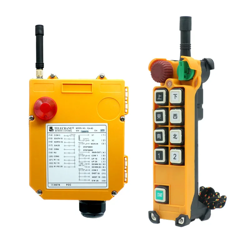 F24-8D industrial radio remote control for cranes