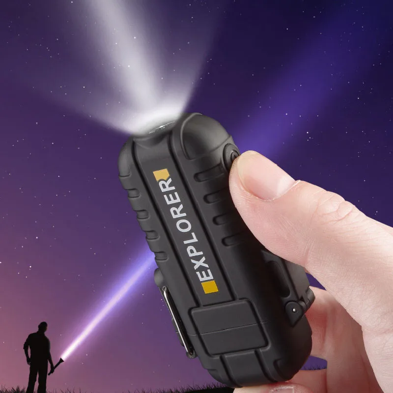 Windproof Rechargeable Flameless Cigarette No Gas e-lighter usb Lighter