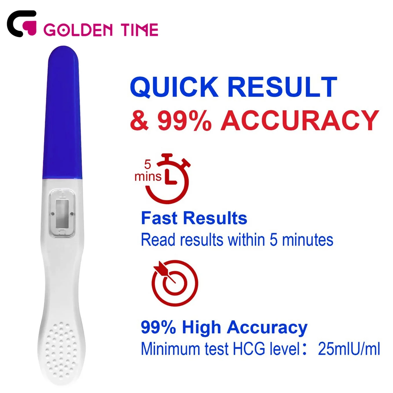 Rapid Test Manufacturing Home Early Self Urine One Step Pregnancy Test Kit