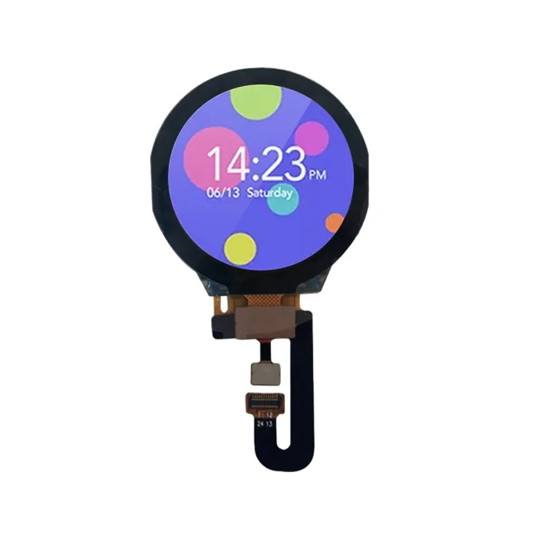 smart screen1.3 inch 240*240 round IPS tft lcd display with CTP panel and SPI interface screen for smart watch