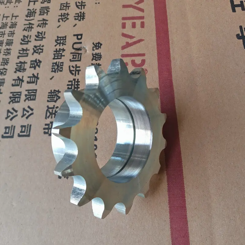 Blacken Treatment Harden Tooth C45 steel large roller chain sprocket