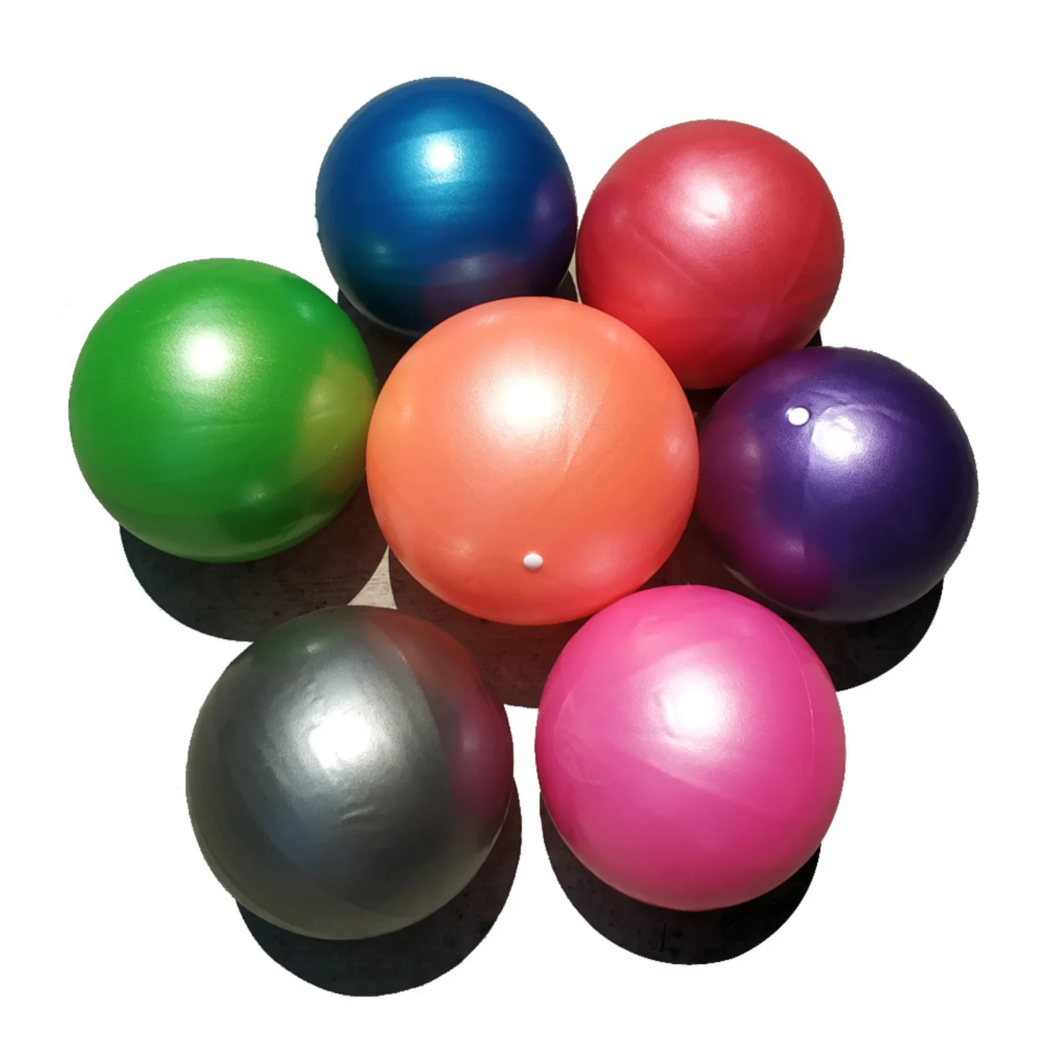 Eco-friendly Anti-burst 25cm Gymnastic Exercise PVC Yoga Ball Yoga Fitness Ball