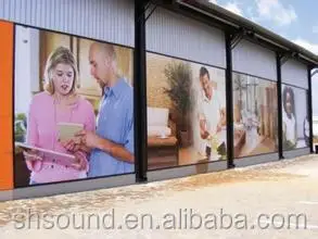 Растворитель печати среды ПВХ гибкий баннер рулон/ПВХ баннер/ПВХ сетчатый баннер