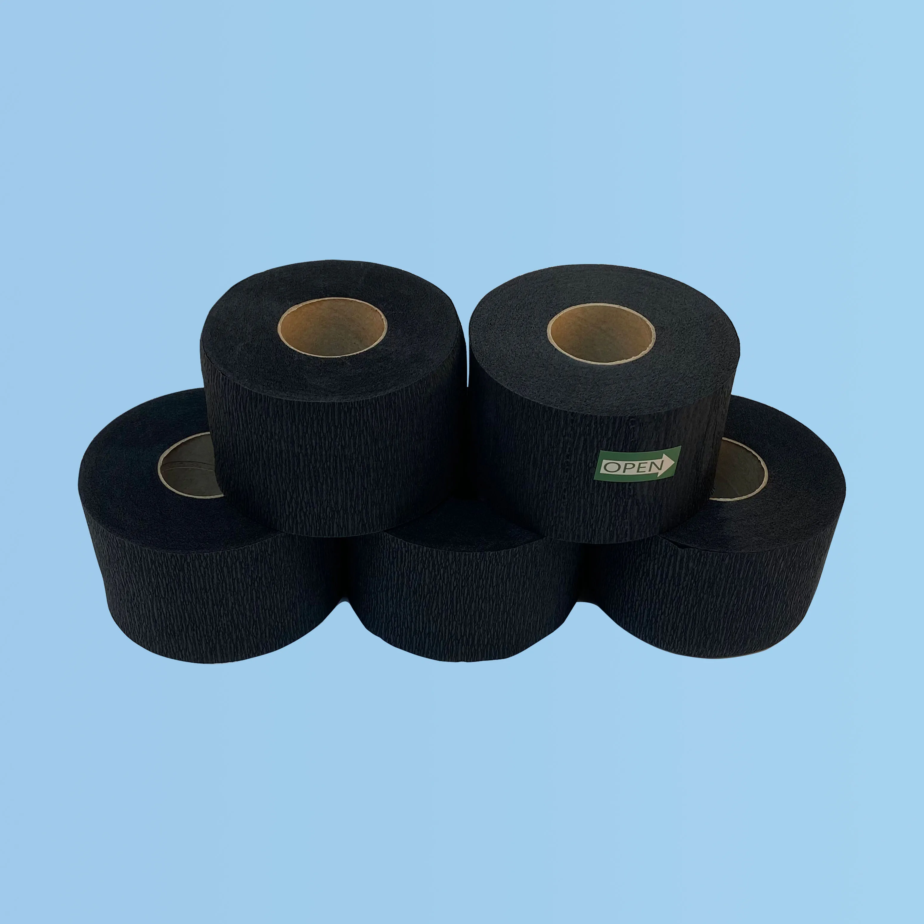 Salon Accessories Barber Neck Strips Haircutting Neck Paper For Barber Disposable Black Neck Ruffles Paper For Barber Shop