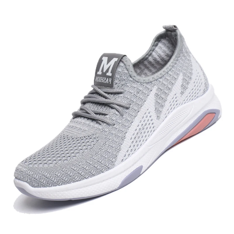 Fashion Custom Logo Knitting Sneakers Casual Running Shoes Men And Women