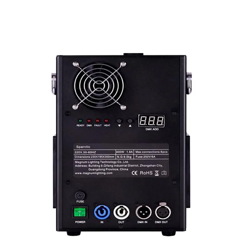 Холодный фейерверк Dmax control 750 Вт для сцены и