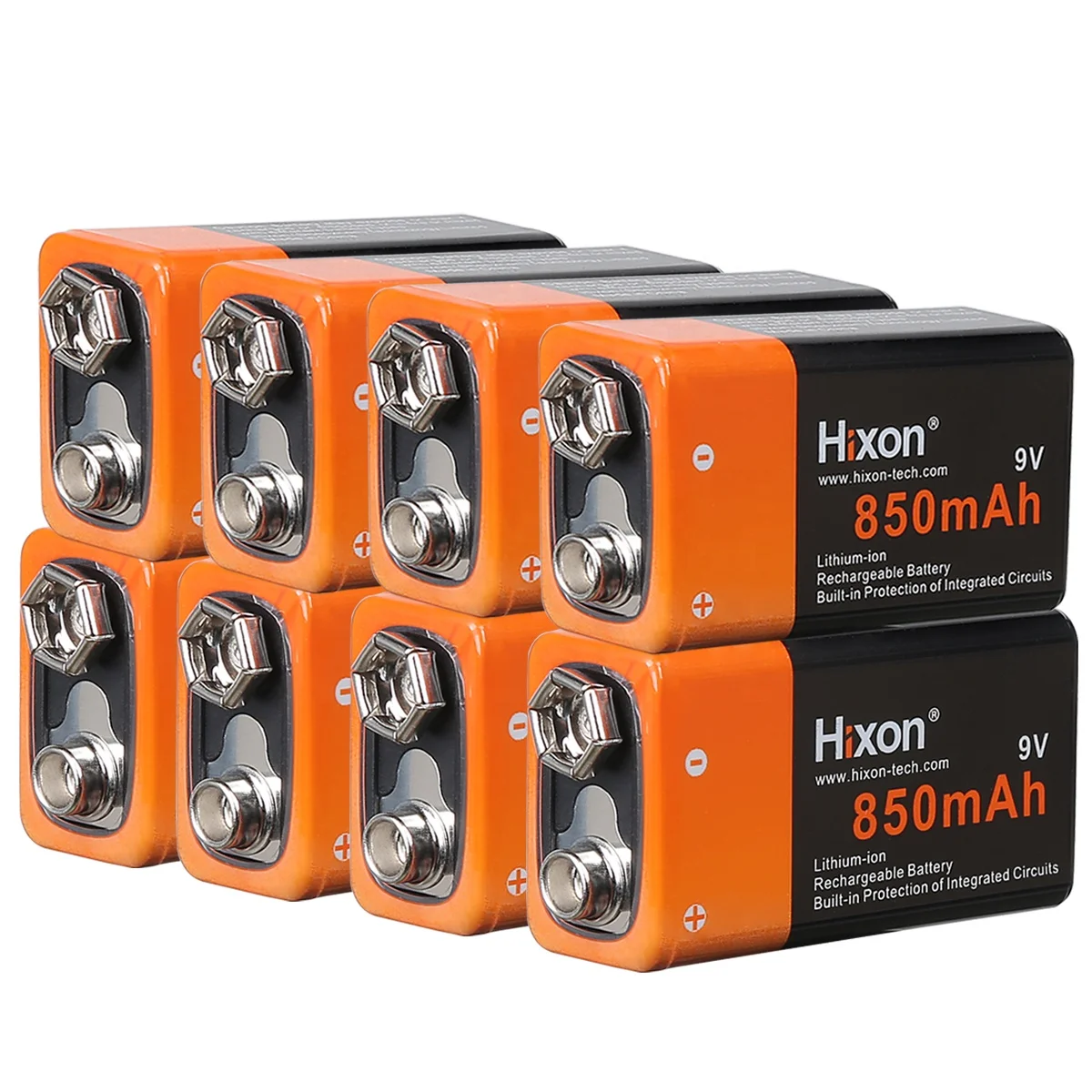 Hight Quality Low Price 9v usb recharge lithium ion rechargeable battery for metal detector