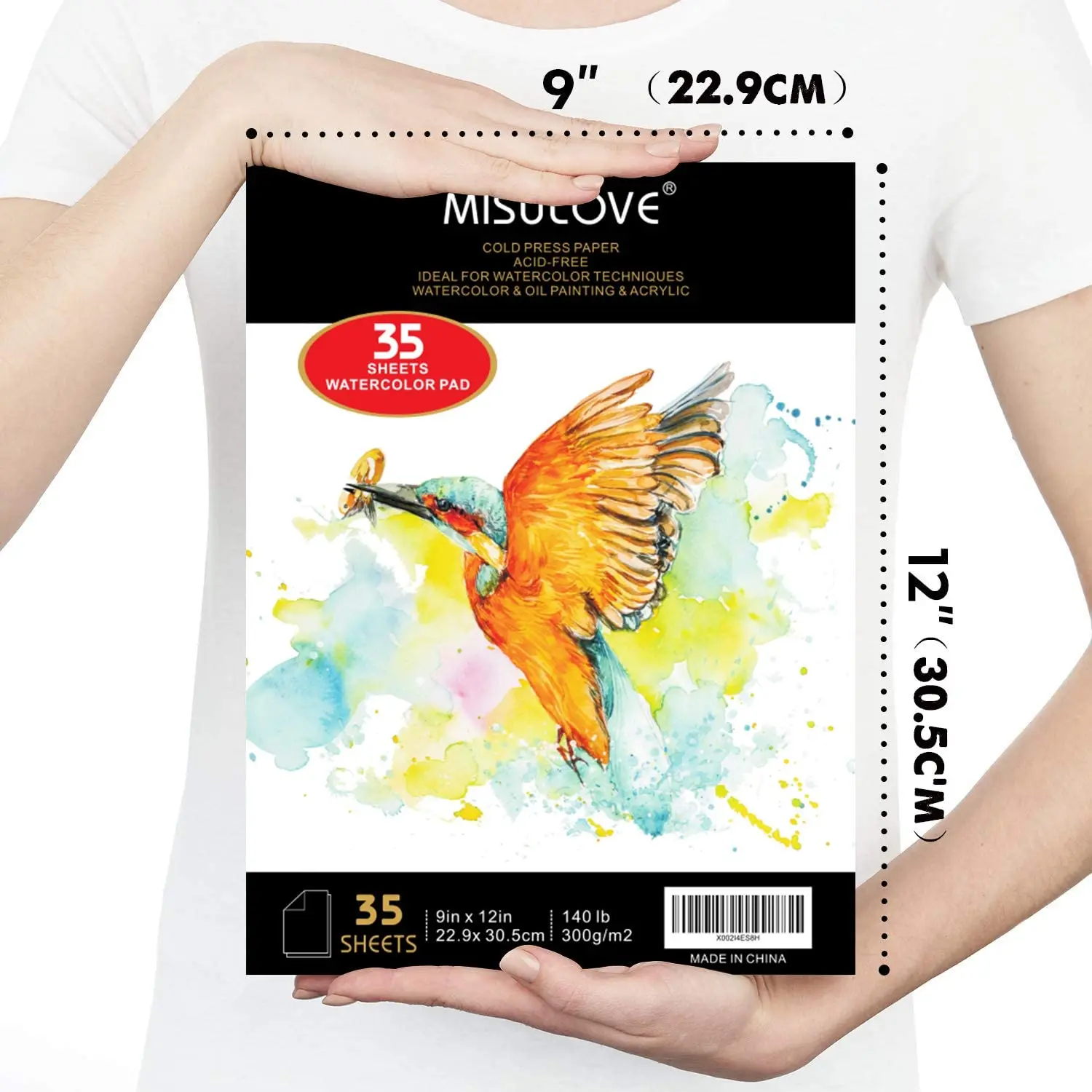  Горячая Распродажа индивидуальный 160 300gsm A4 A3 художественная бумага акварельная подкладка художественный