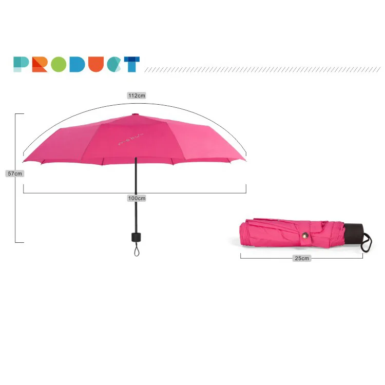 Free UPF 50+ UV Protection Large Travel Umbrella 21 Inch Auto Open Close Windproof Sun Blocking 3 fold Umbrella