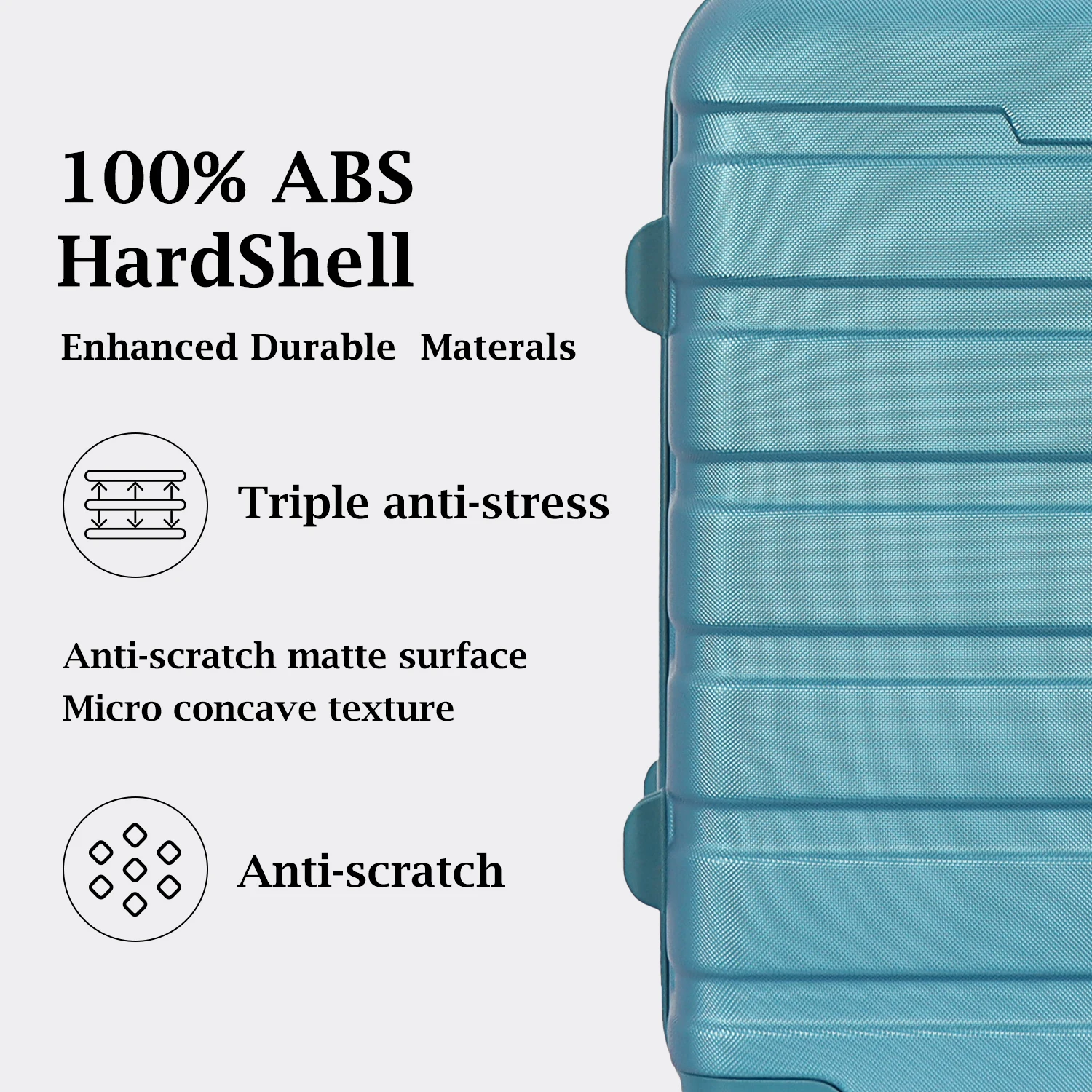 Designer ABS PC Hardshell Trolley Travelling Bags Suit Cases