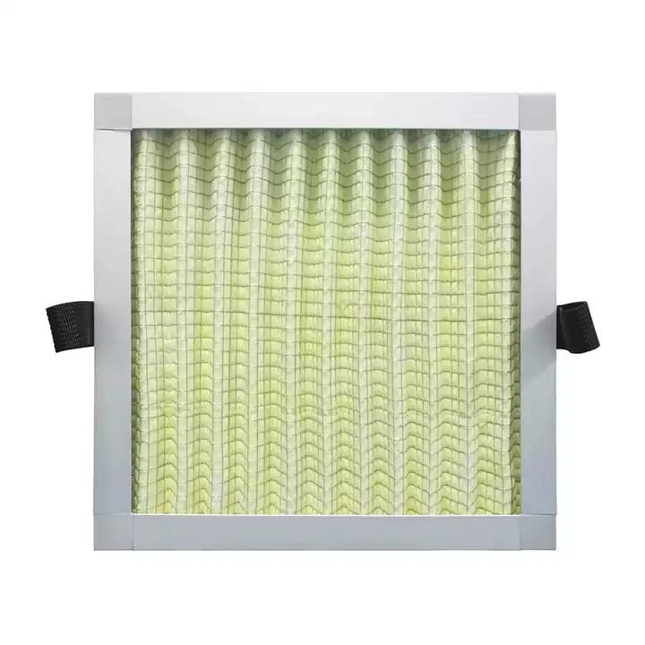 Система HVAC плиссированная панель металлический корпус 295/495/595 мм Размеры En779 G4 воздушный фильтр