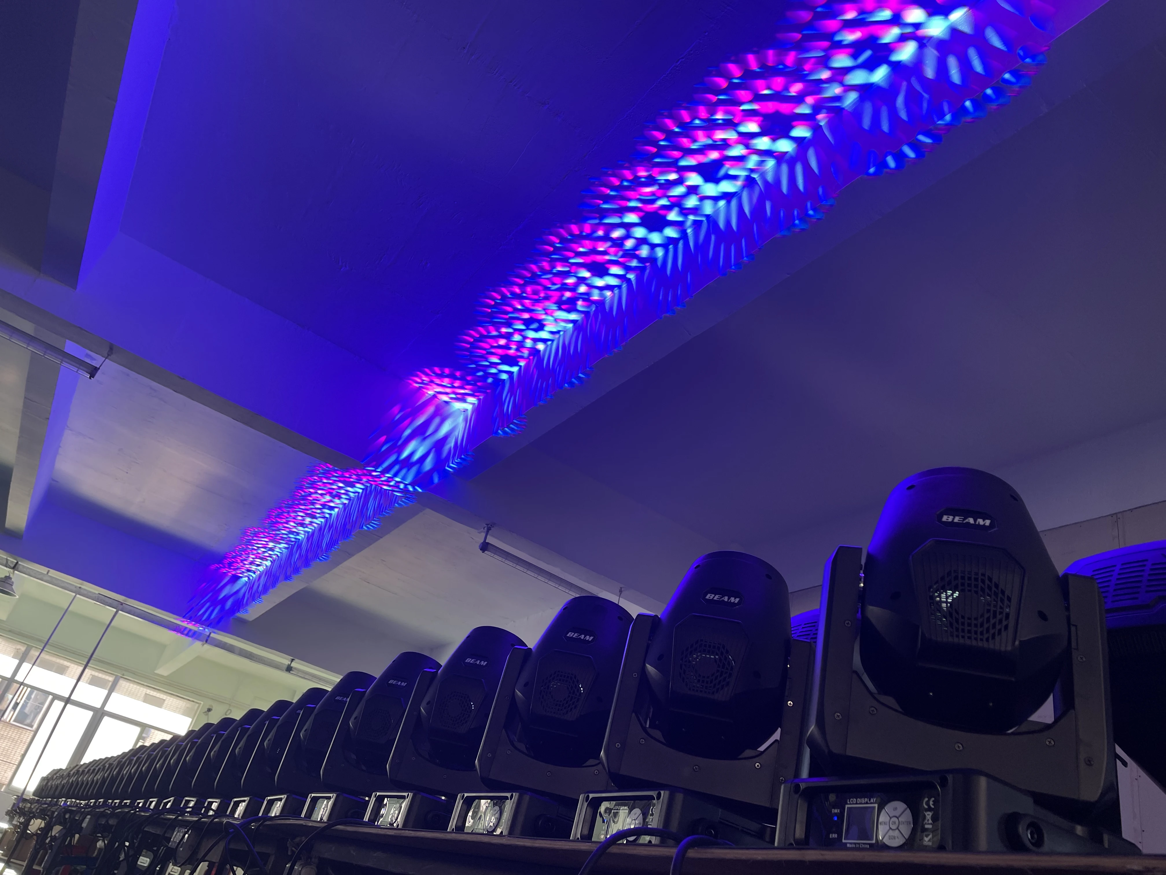 Mini 230W RGBW Moving Head Light DMX Control light for KTV Stage Hotel Use