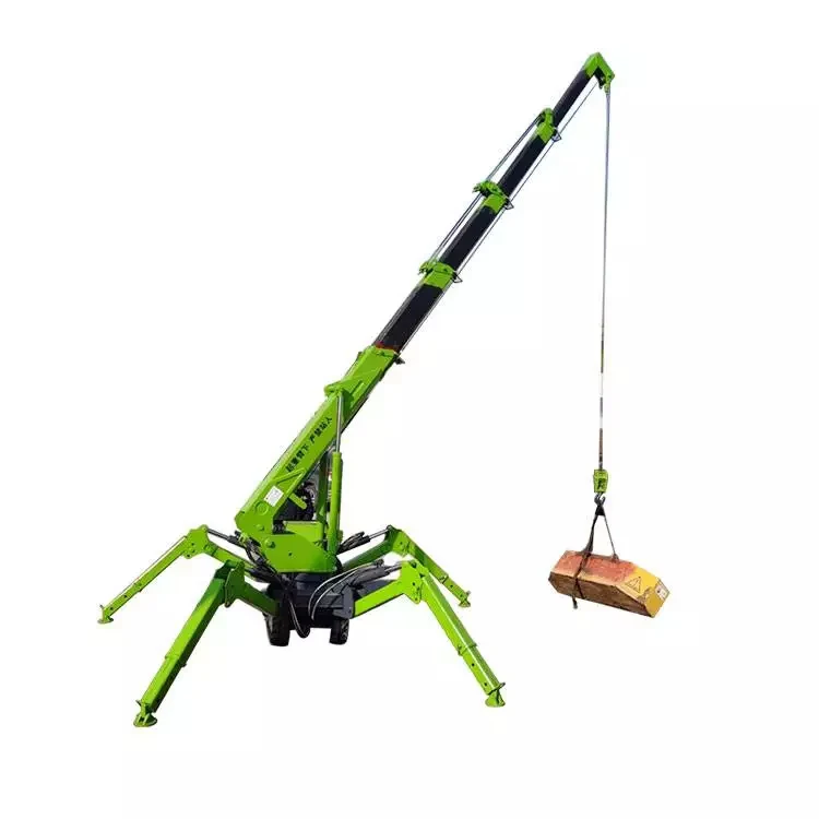 1 Ton 5 Ton 8 Ton crane ton spider 3 ton Telescopic Boom Mini Crawler Mobile Crane mini crawler crane