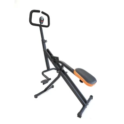 Upright Gym Fitness Equipment Exercise AB Abdominal Crunch Home Gym Horse Riding Folding Handle Adjustable Squat Rider Machine
