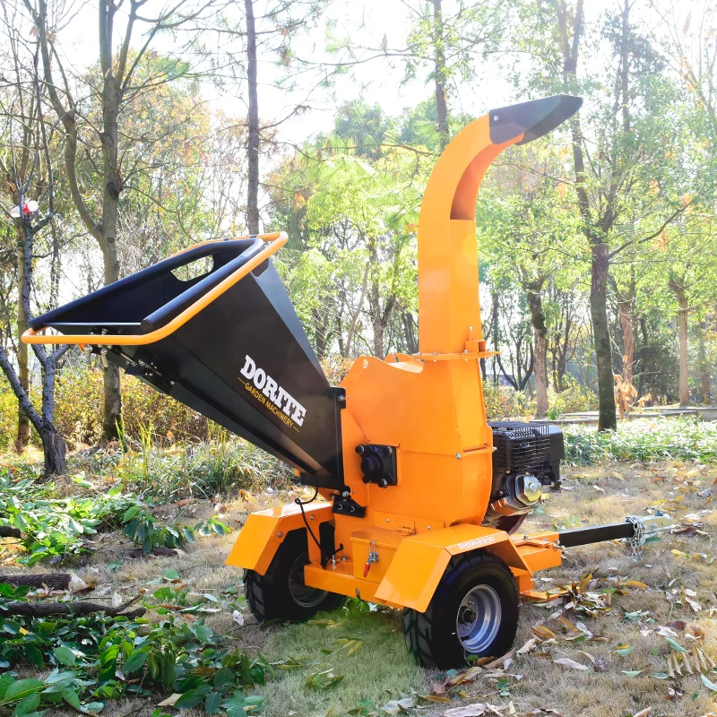 China Factory Price With OEM 15hp Engine Tree Shredder Log Wood Crushe Mulcher Chipper Branch Wood Chipper Shredder