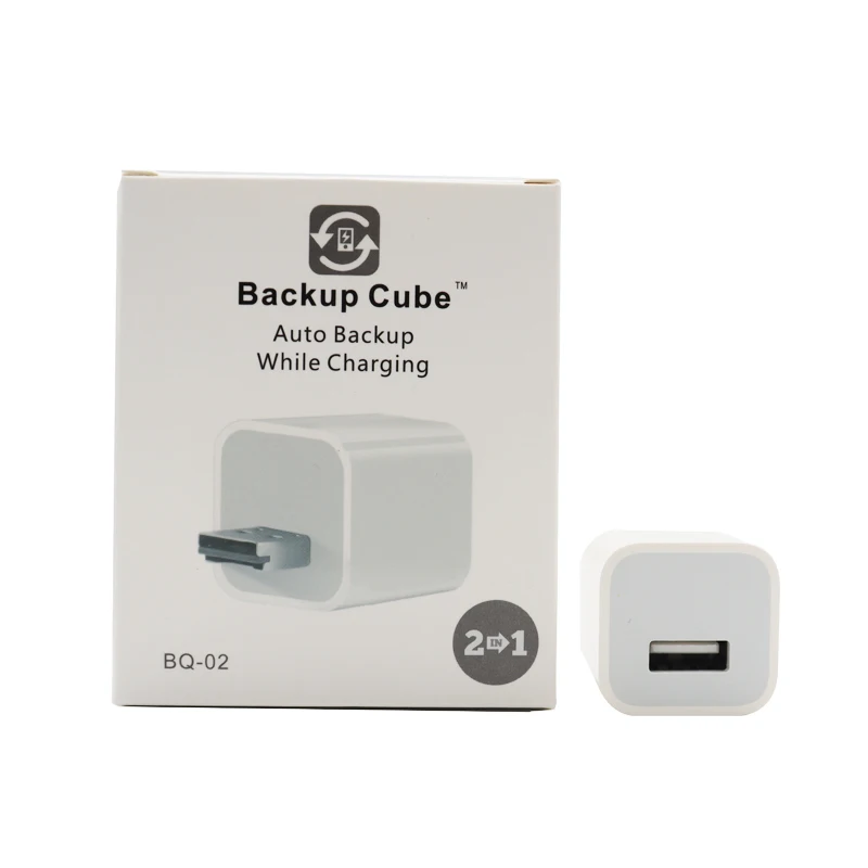 Mini and Useful Smart USB mobile backup cube for mobile phone Storage adapter with USB interface Work together USB Flash Drive