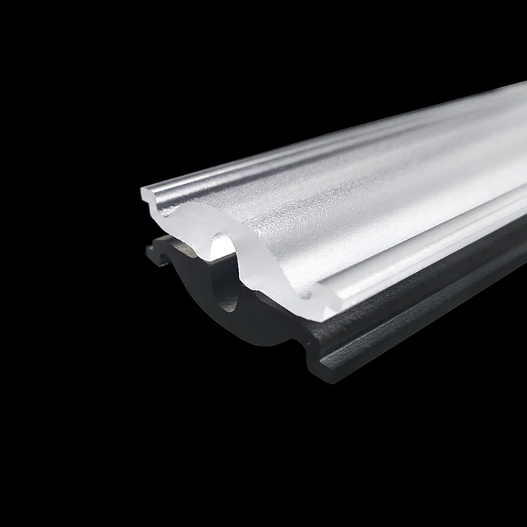 High Quality Extrusion Craft Lampshade Linear Acrylic LED Light Lens With the Beam Angle of 150 Degree