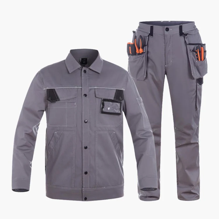 EN1149 Anti-static Heat-Protection Clothing Reflection Welding Work Uniform Craftsman Utility Workwear coat Trousers sets