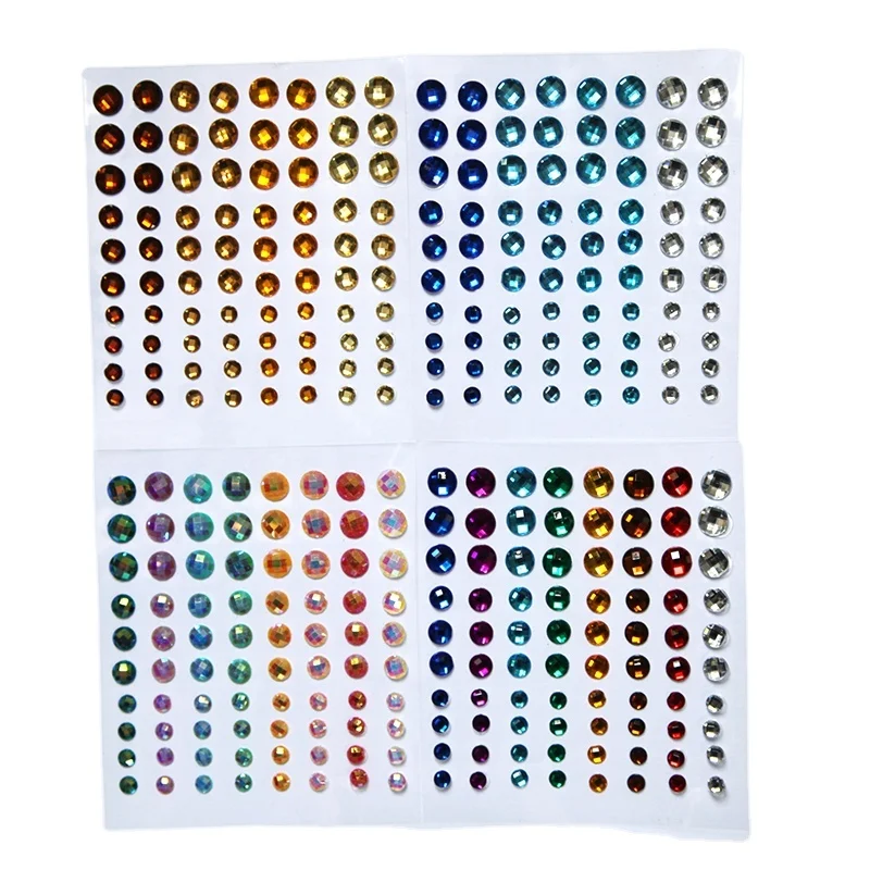 Custom Full Color Printing Crystal Cartoon 3D Foam Puffy Dome Epoxy Sticker