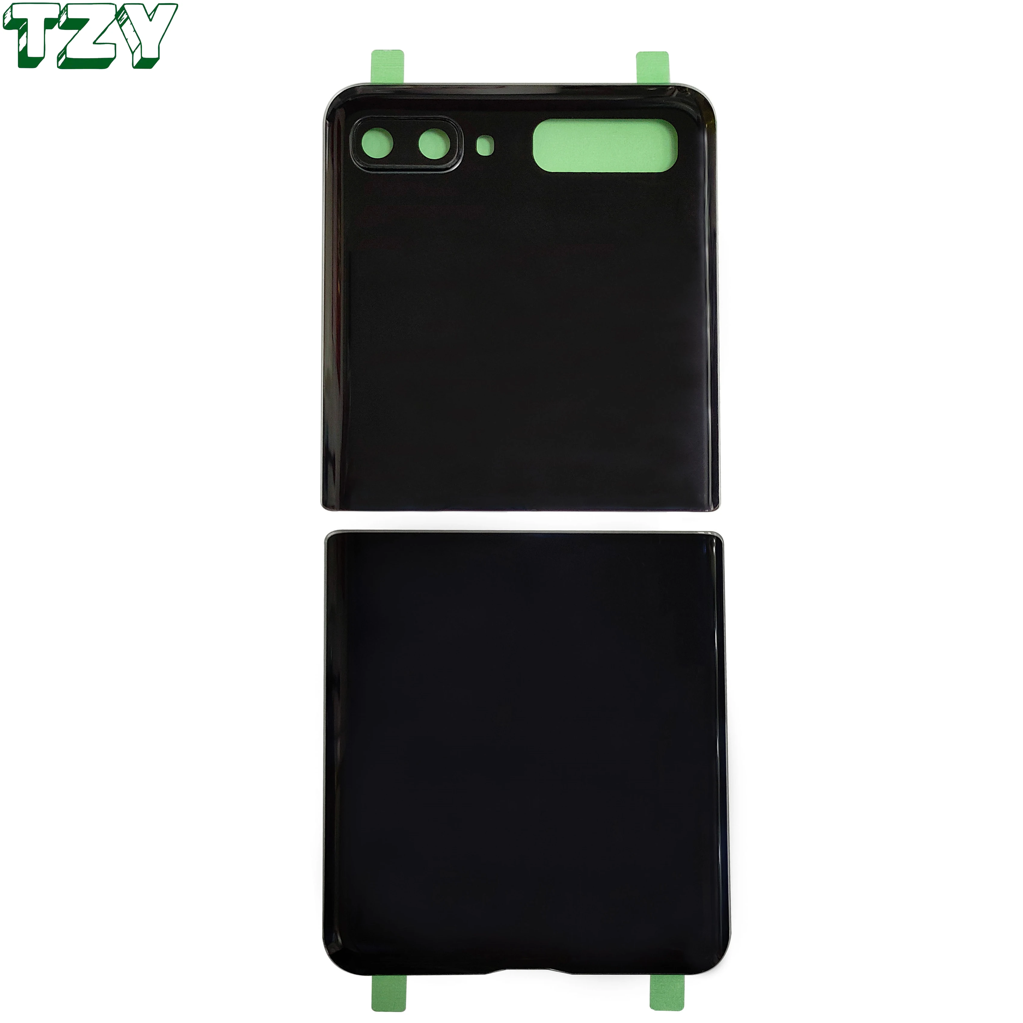 Glass Back Housing Battery Cover For Samsung Galaxy Z Flip 2 5G F7070 Replacement