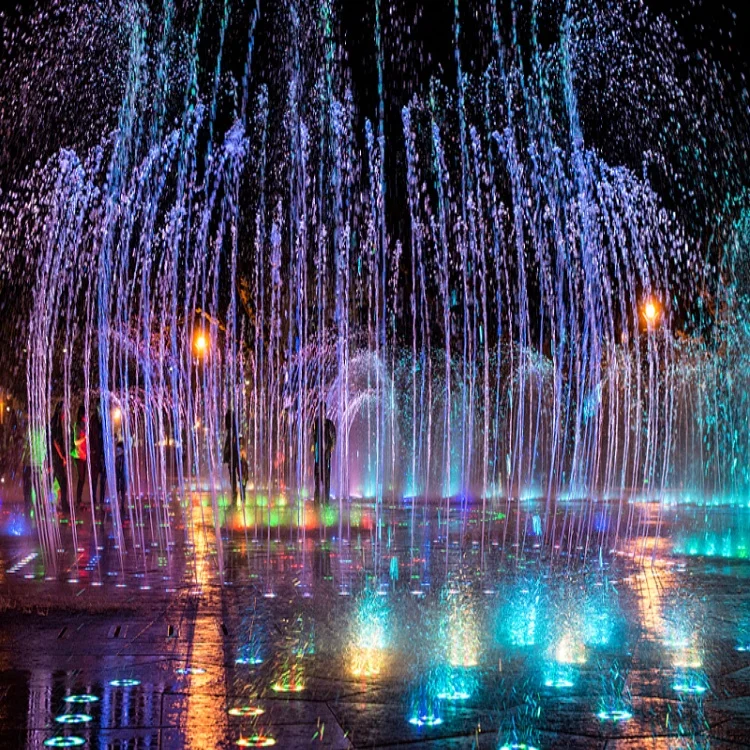 Easy Installation Dry Deck Floor Fountain Dancing Water Fountain for Square Decoration