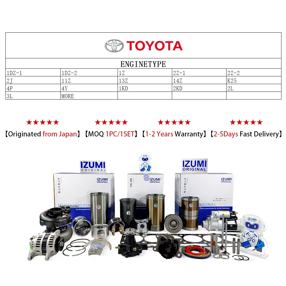 Изуми оригинальные 1kd форсунки дизельного топлива Форсунка 23670-30190 для toyota