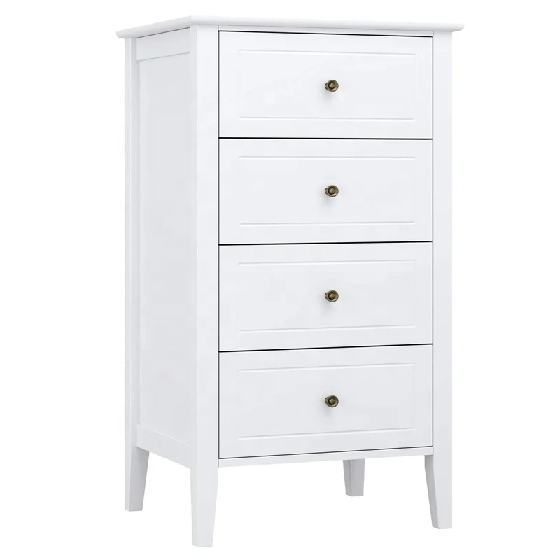 Luxury European White Furniture Drawer Pull Handles Dresser Cabinet Bedroom Kids Wooden 4