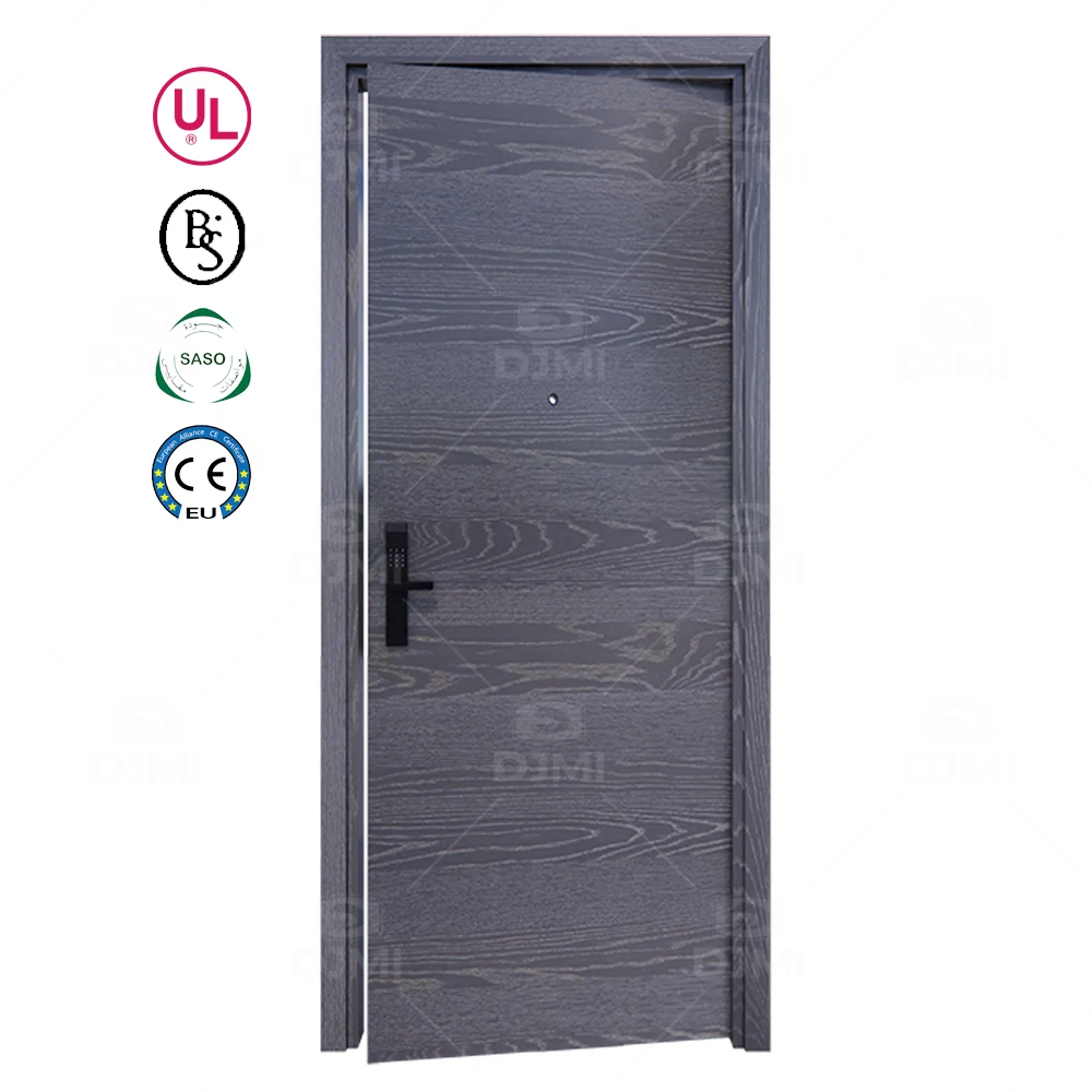 Commercial Hotel Office Pre Hung Veneer Melamine Italian Solid Wood Black Mdf French Doors For Houses Interior