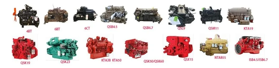 6B 6BT 6D102 QSB5.9 Engine Main and Con Rod Crankshaft Bearing Set 3927772 3901150 3901090 for Cum mins Machinery Engines Parts