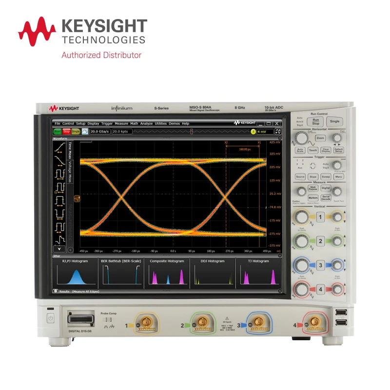 KEYSIGHT Infiniium DSOS254A High-Definition Oscilloscope 2.5 GHz 10-bit 4 Analog Channels