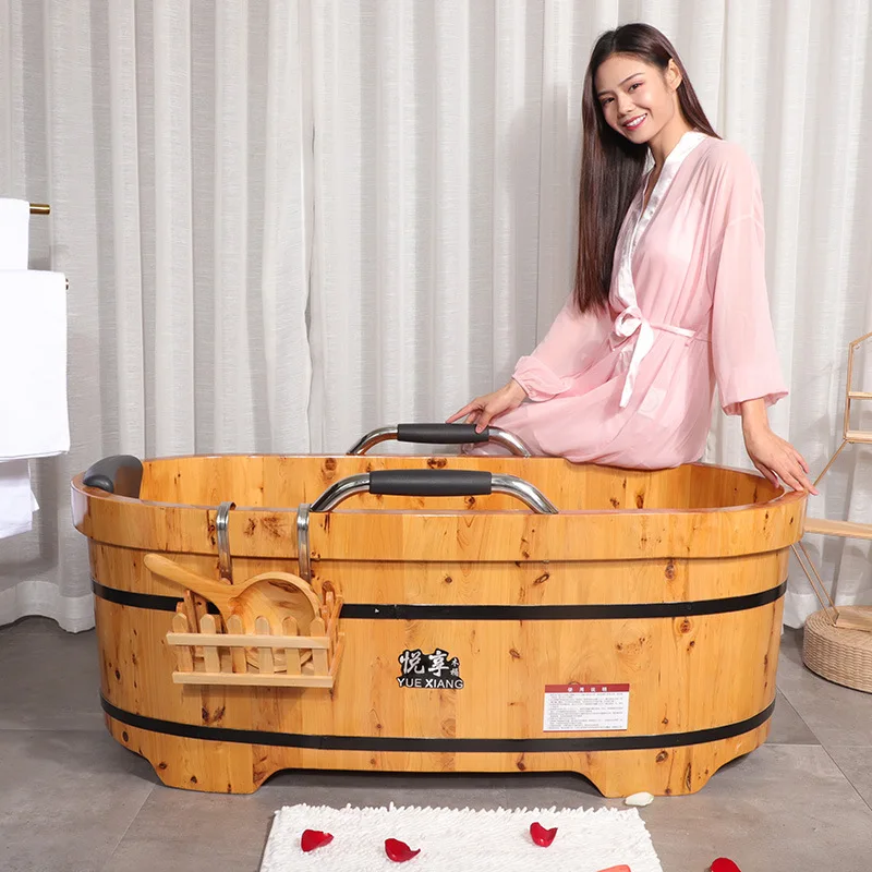 Foshan Ningjie ceder деревянная ванна с