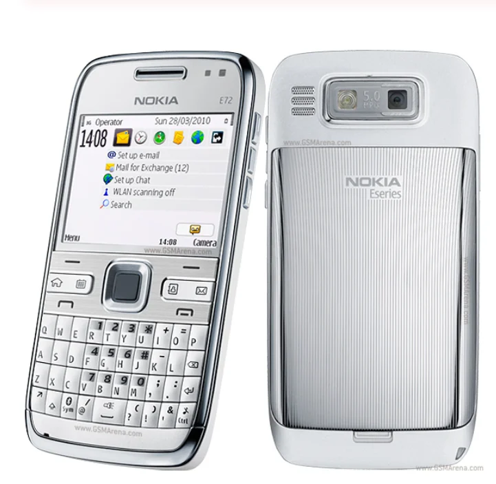 Good performance and durability Qwerty wifi mobile phone with English Russian Arabic keyboard for nokia E72