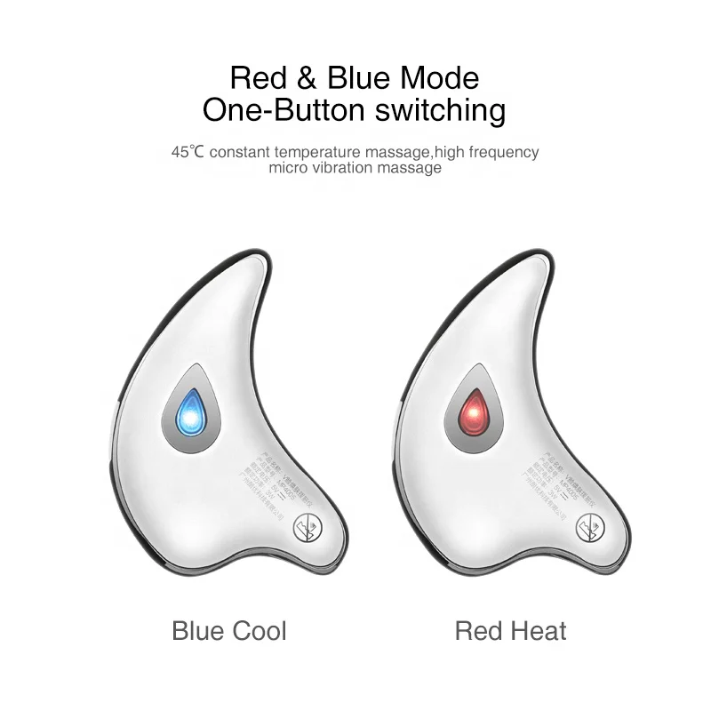  Innovation Products 2021 Silicone Face Massager Electric Massage Machine Tool Skin tightening Dolphin Guasha