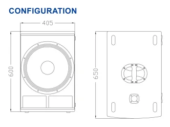 single 15' subwoofer K115BII/K115BASII