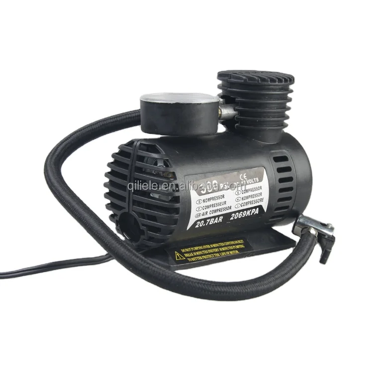 mini plastic car air compressors, mini air compressor,air pump 12V