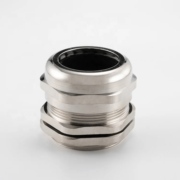 Standard Test Report PG Brass Cable Glands PG42 Large Size Waterproof Cable Connectors IP68 Metal Liquid Tight Power Cord Grips