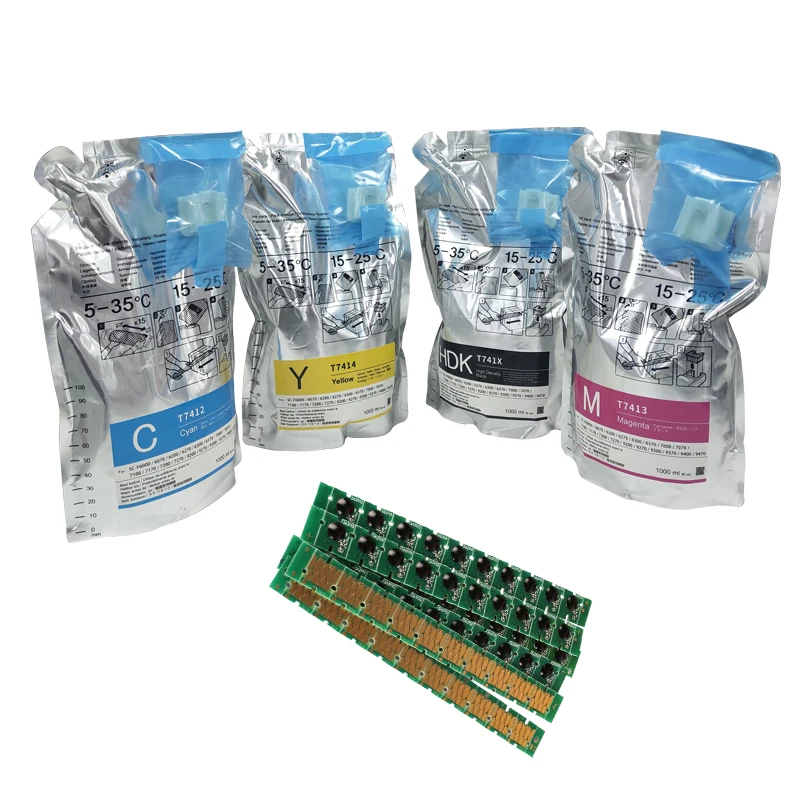 Оригинальные сублимационные чернила Surecolor F series F7170 F6000 F6070 F6200 для цифровых текстильных чернил