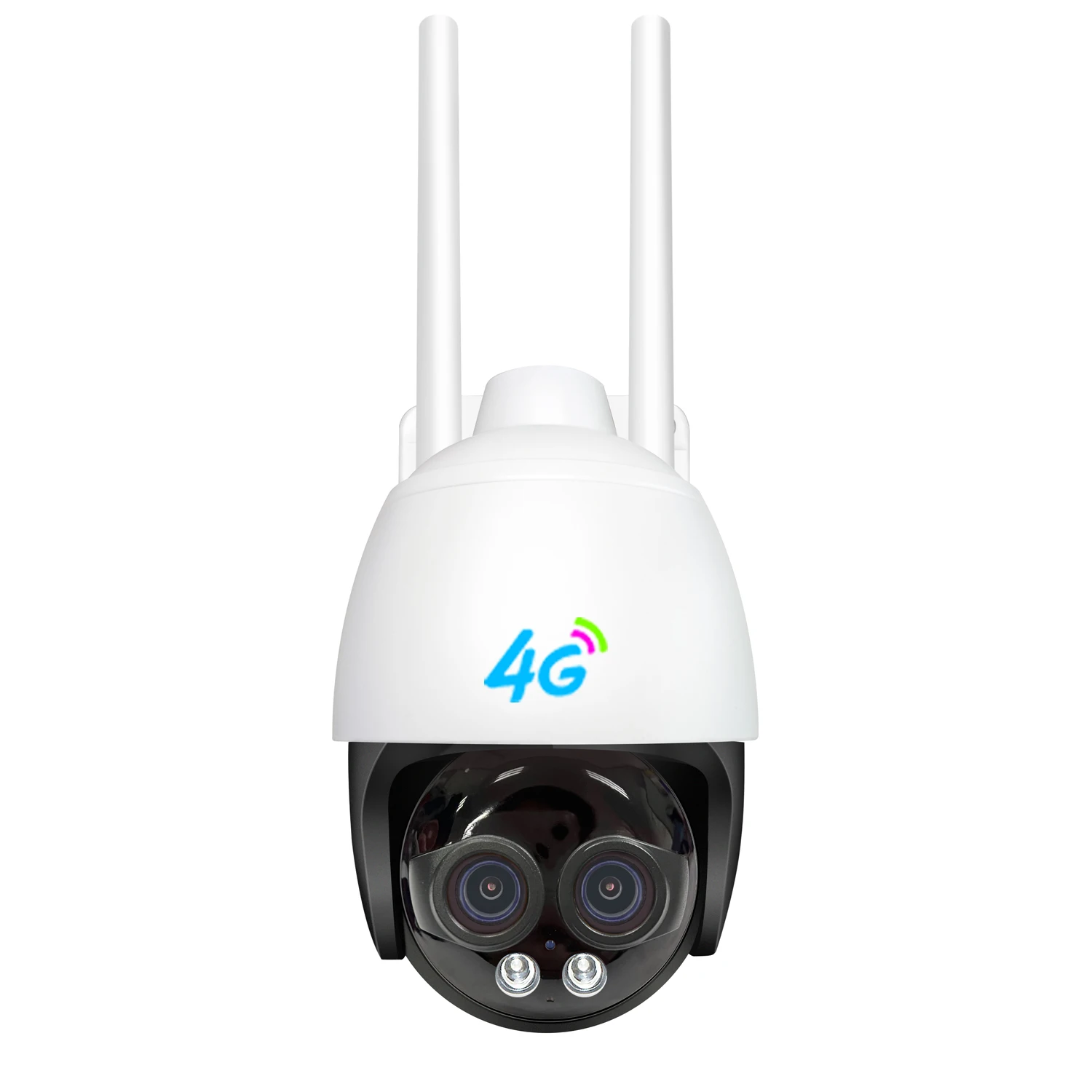 8MP Wifi/ 4G Camera Outdoor 4MP Dual Lens AI Auto Tracking 8X Digital Zoom PTZ and Fixed-point Linkage Camera Camhipro