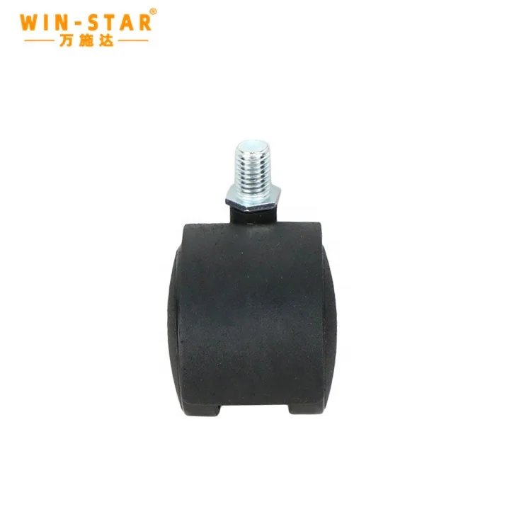 black nylon caster wheel for office chair furniture hardware