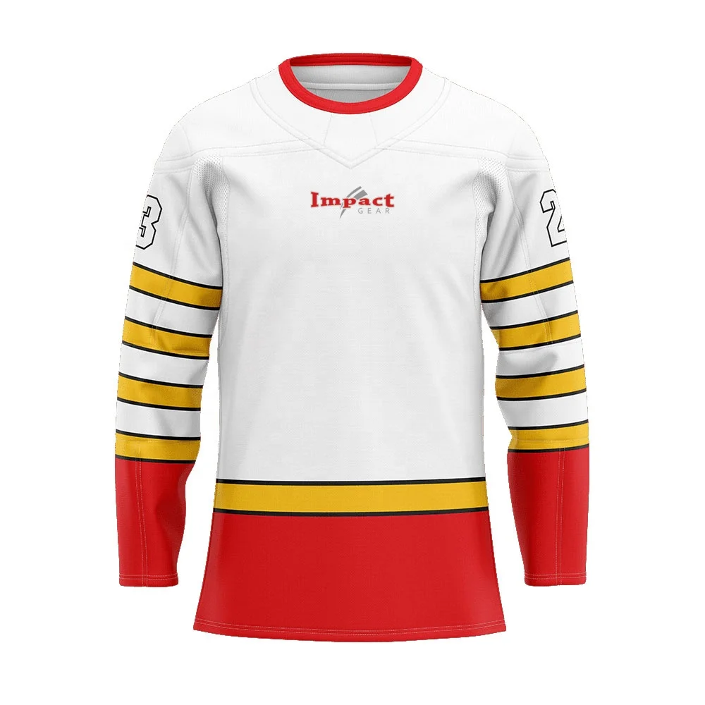 Fully Sublimation Printing Hockey Jersey Custom Men Ice Hockey Jersey Manufacturer Factory Direct Price