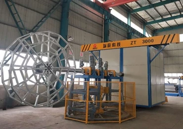 Three-arm Rotomolding Machine Plastic Water Tower Rotary Forming Machine
