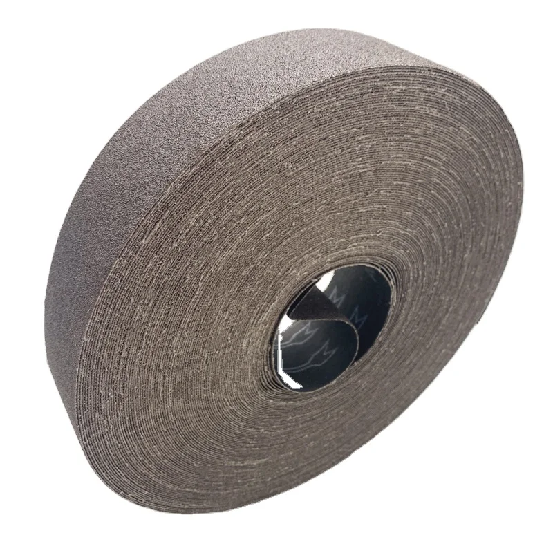 high quality brown calcined aluminium oxide abrasive cloth Used for making skin flap wheel, skin flap disc and  sand belt