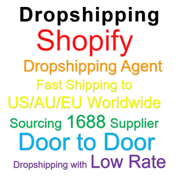 
Shopify Dropshipping Agent Fast Shipping to US/AU/EU Worldwide Sourcing 1688 Supplier Door to Door Dropshipping with Low Rate 