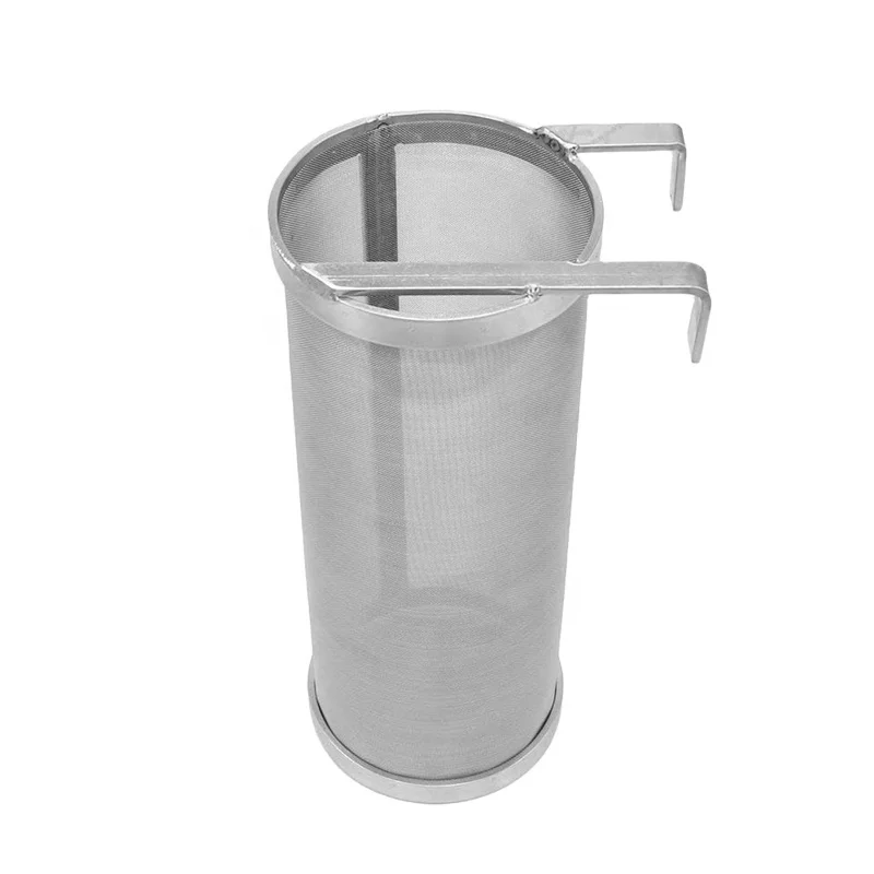factory direct sale  300 Micron Stainless Steel Beer Mesh Filter for Dry Hopper Beer Home Brewing Filter