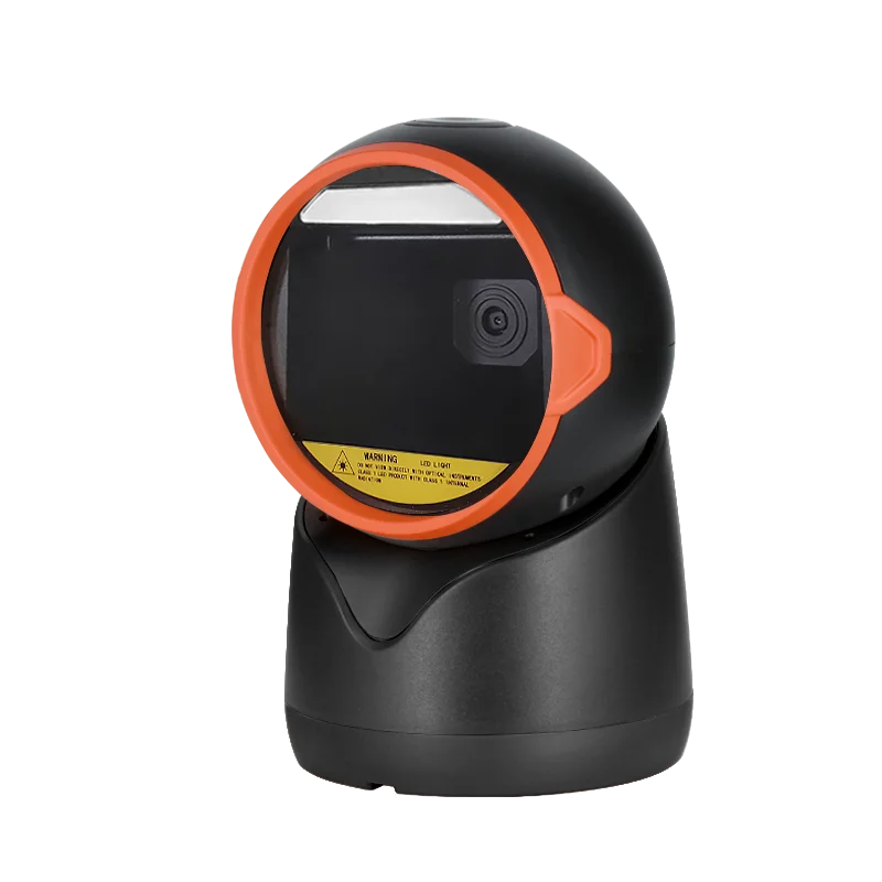 Supermarket Wireless Desktop Barcode Scanner 1D/ 2D QR Code scanner Wired USB Scanning machine for POS System