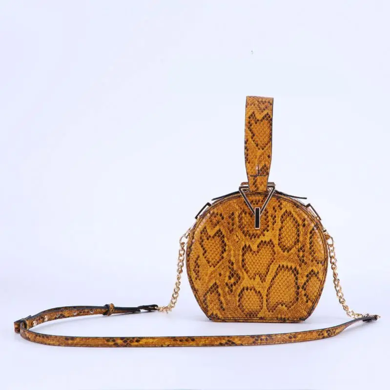 girls snakeskin bag colorful purse ladies fashion handbags China messenger women clutch bags